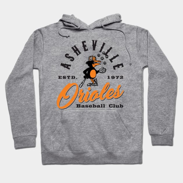 Asheville Orioles Hoodie by MindsparkCreative